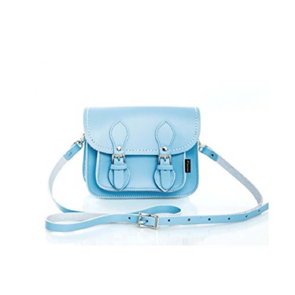 Zatchels crossbody micro satchel in blue